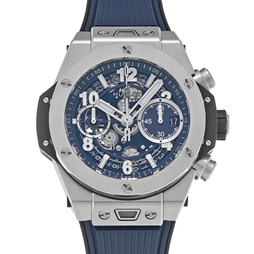 ウブロ ビッグバン ウニコ チタニウム ブルー 441.NX.5171.RX メンズ 時計 【中古】【wristwatch】
