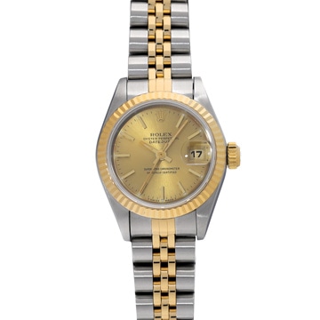 ロレックス デイトジャスト 69173 シャンパン レディース 時計 【中古】【wristwatch】
