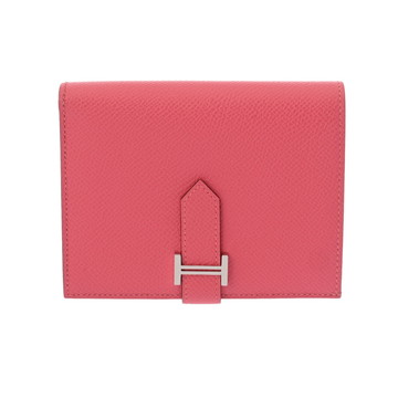 エルメス ベアン コンパクト ローズアザレ ヴォーエプソン レディース 財布 【中古】【purse】