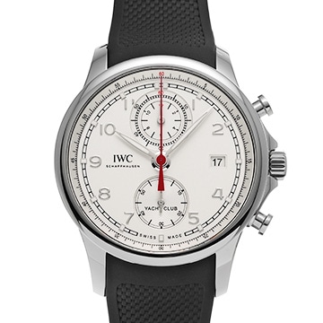 IWC ポルトギーゼ ヨットクラブ クロノグラフ IW390502 シルバー メンズ 時計 【中古】【wristwatch】