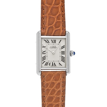 カルティエ マストタンク M W1016230 アイボリー レディース 時計 【中古】【wristwatch】