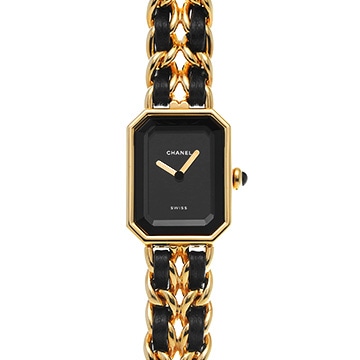 シャネル プルミエール S H0001 ブラック レディース 時計 【中古】【wristwatch】