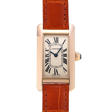 カルティエ タンク アメリカン SM W2607456 シルバー レディース 時計 【中古】【wristwatch】