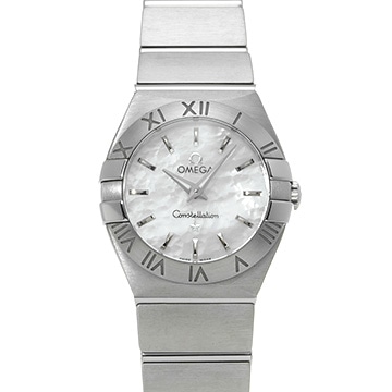 オメガ コンステレーション クォーツ 123.10.24.60.05.001 ホワイトシェル レディース 時計 【中古】【wristwatch】