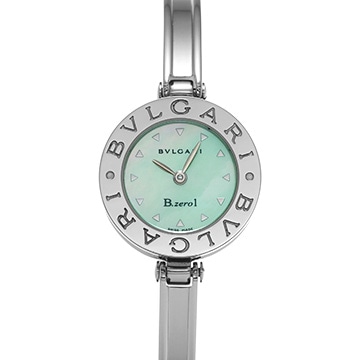 ブルガリ ビーゼロワン BZ22S グリーンシェル/ダイヤモンド レディース 時計 【中古】【wristwatch】