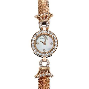 ブシュロン マジョリー WA012501 ホワイトシェル/ダイヤモンド レディース 時計 【中古】【wristwatch】