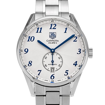タグ ホイヤー カレラ ヘリテージ キャリバー6 WAS2111.BA0732 シルバー メンズ 時計 【中古】【wristwatch】