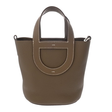 エルメス インザループ 18 エトゥープ トリヨンクレマンス/ヴォースイフト レディース バッグ 【未使用】【bag】