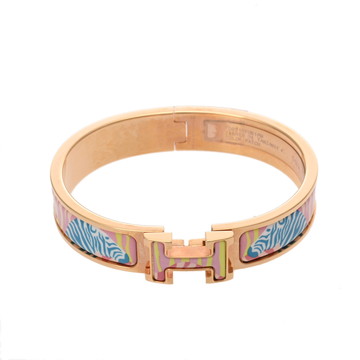 エルメス クリックH ZEBRES DE TANZANIE マルチカラー/ゴールド金具 ユニセックス ジュエリー 【中古】【jewelry】