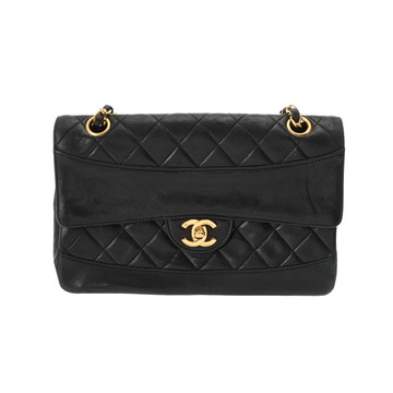 シャネル チェーンショルダー ブラック キャビアスキン レディース バッグ 【中古】【bag】