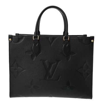 ルイ ヴィトン モノグラムアンプラント オンザゴー MM ノワール M45595 レザー ユニセックス バッグ 【中古】【bag】