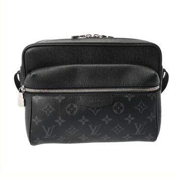 ルイ ヴィトン タイガラマ アウトドア メッセンジャー ノワール M30233 レザー メンズ バッグ 【中古】【bag】