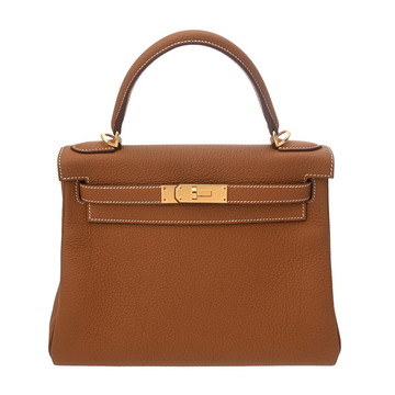 エルメス ケリー 28 内縫い 2WAY ゴールド トゴ レディース バッグ 【未使用】【bag】