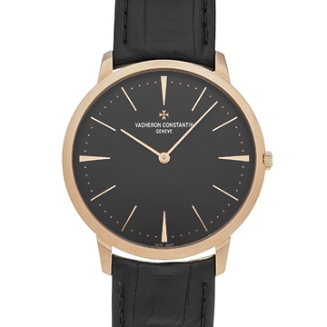ヴァシュロン コンスタンタン パトリモニー ラージ 81180/000R-9162 グレー メンズ 時計 【中古】【wristwatch】