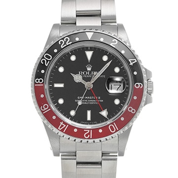 ロレックス GMTマスターII 16760 ブラック メンズ 時計 【中古】【wristwatch】