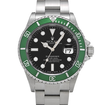 ロレックス サブマリーナ デイト 16610LV ブラック メンズ 時計 【中古】【wristwatch】