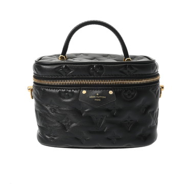 ルイ ヴィトン ヴァニティ クッサン PM ノワール M25123 ラムレザー レディース バッグ 【中古】【bag】