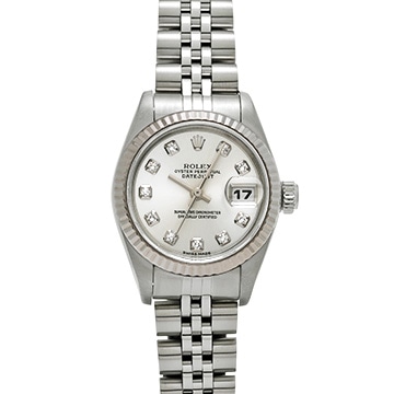 ロレックス デイトジャスト 79174G シルバー/ダイヤモンド レディース 時計 【中古】【wristwatch】