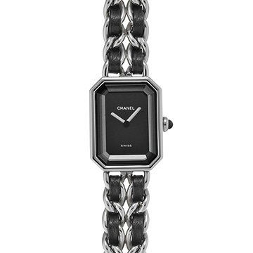 シャネル プルミエール M H0451 ブラック レディース 時計 【中古】【wristwatch】