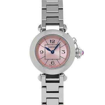 カルティエ ミスパシャ W3140008 ピンク レディース 時計 【中古】【wristwatch】