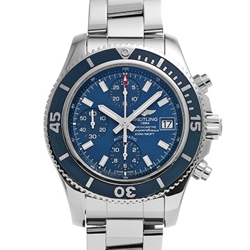ブライトリング スーパーオーシャン クロノグラフ 42 A13311D1/C971 ブルー メンズ 時計 【中古】【wristwatch】