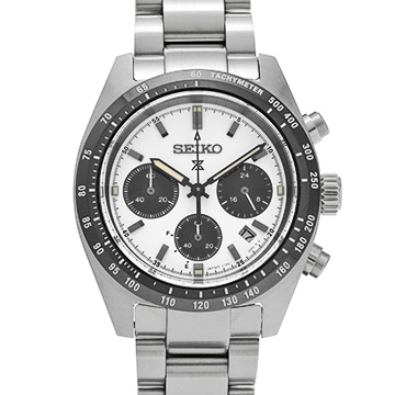 セイコー プロスペックス スピードタイマー SBDL085 ホワイト/ブラック メンズ 時計 【中古】【wristwatch】