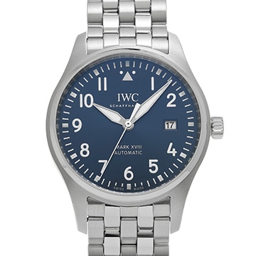 IWC パイロットウォッチ マーク XVIII プティ・プランス IW327016 ブルー メンズ 時計 【中古】【wristwatch】