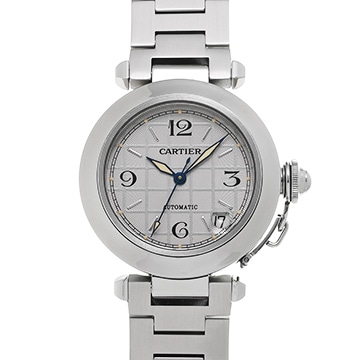 カルティエ パシャC W31023M7 シルバー ユニセックス 時計 【中古】【wristwatch】