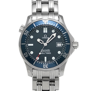 オメガ シーマスター プロフェッショナル 300 ミッドサイズ 2561.80 ブルー ユニセックス 時計 【中古】【wristwatch】