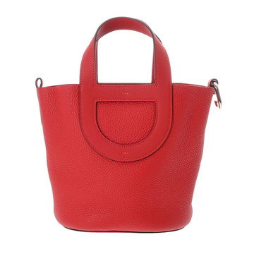 エルメス インザループ 18 ルージュカザック トリヨンクレマンス/ヴォースイフト レディース バッグ 【中古】【bag】