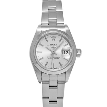 ロレックス オイスターパーペチュアル デイト 79160 シルバー レディース 時計 【中古】【wristwatch】