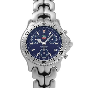 タグ ホイヤー セル プロフェッショナル CG1114.BA0473 ブルー メンズ 時計 【中古】【wristwatch】