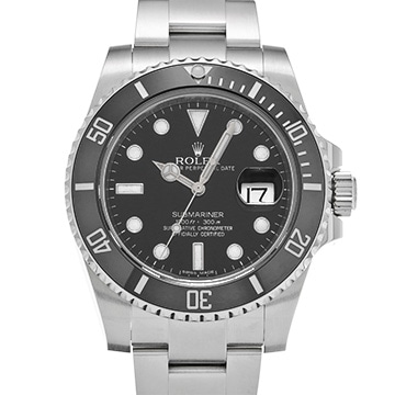 ロレックス サブマリーナ デイト 116610LN ブラック メンズ 時計 【中古】【wristwatch】