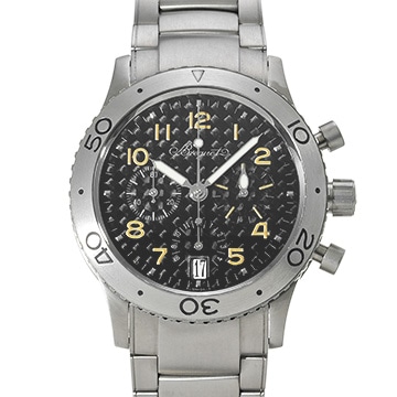 ブレゲ トランスアトランティック タイプXX 3820TI/K2/TW9 ブラック メンズ 時計 【中古】【wristwatch】
