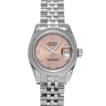 ロレックス デイトジャスト 179174 ピンク レディース 時計 【中古】【wristwatch】