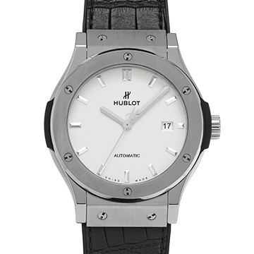 ウブロ クラシックフュージョン チタニウム オパリン 542.NX.2611.LR オパリン メンズ 時計 【中古】【wristwatch】