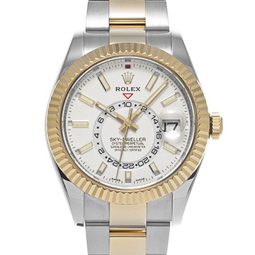 ロレックス スカイドゥエラー 326933 ホワイト メンズ 時計 【中古】【wristwatch】