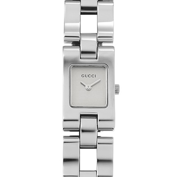 グッチ スクエアフェイス 2305L シルバー ユニセックス 時計 【中古】【wristwatch】
