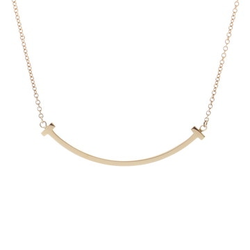 ティファニー Tスマイル ネックレス スモール ゴールド K18イエローゴールド YG レディース ジュエリー 【中古】【jewelry】
