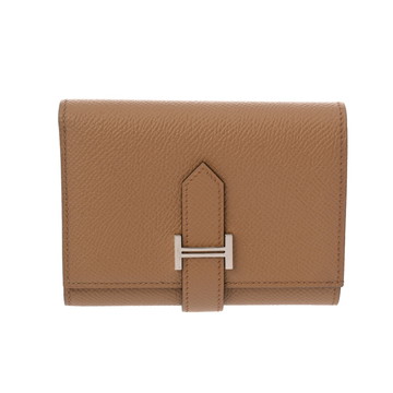 エルメス ベアン コンビネ ヴェルソ チャイ/モーヴシルベストル ヴォーエプソン レディース 財布 【中古】【purse】
