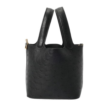 エルメス ピコタン ロック マイクロ ブラック オーストリッチ レディース バッグ 【未使用】【bag】