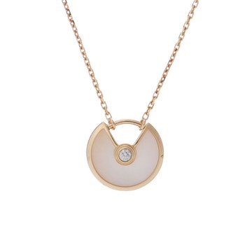 カルティエ アミュレット ネックレス XS ゴールド CRB3047100 K18ピンクゴールド PG レディース ジュエリー 【中古】【jewelry】