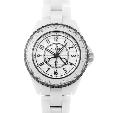 シャネル J12 クチュール 33MM H9763 ホワイト レディース 時計 【中古】【wristwatch】