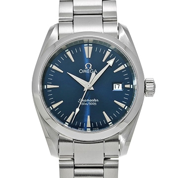 オメガ シーマスター アクアテラ クォーツ 2518.80 ブルー メンズ 時計 【中古】【wristwatch】