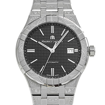 モーリス ラクロア アイコン オートマティック アーバン トライブ AI6008-SS009-330-1 ブラック メンズ 時計 【中古】【wristwatch】