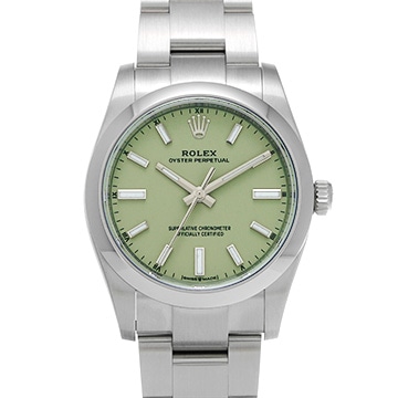 ロレックス オイスターパーペチュアル 34 124200 ピスタチオ ユニセックス 時計 【新品】【wristwatch】