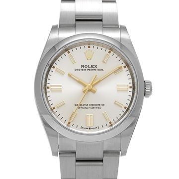 ロレックス オイスターパーペチュアル 36 126000 シルバー メンズ 時計 【新品】【wristwatch】