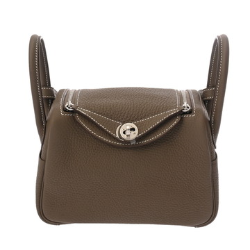 エルメス リンディ ミニ 2 エトゥープ トリヨンクレマンス レディース バッグ 【未使用】【bag】