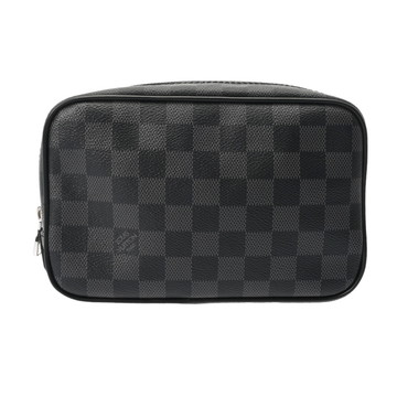 ルイ ヴィトン ダミエグラフィット トゥルース トワレ PM ブラック N47522 ダミエキャンバス メンズ 【中古】【bag】