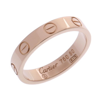 カルティエ ミニラブリング #50 ゴールド K18ピンクゴールド PG レディース ジュエリー 【中古】【jewelry】